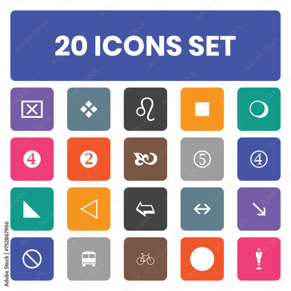 full set vector icon full set vector icon