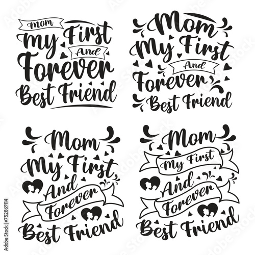 Happy Mother s Day creative typography t-shirt design.