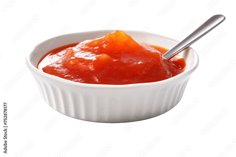A picture of a tomato and a tomato souse A picture of a tomato and a tomato souse