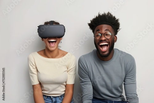 VR Virtual reality diversity training Mixed Virtual Reality Goggles for Sisterhood. Augmented reality Glasses Virtual Museums. Future Technology Game Ratings Headset Gadget and Seer Wearable photo