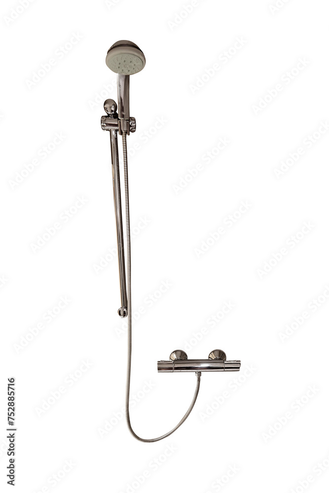 Rain shower head isolated on white background
