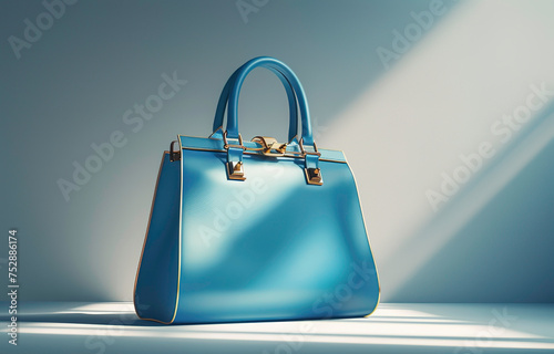 a stylish and modern blue bag