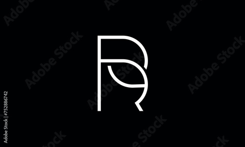BR, RB, B, R, Abstract Letters Logo monogram