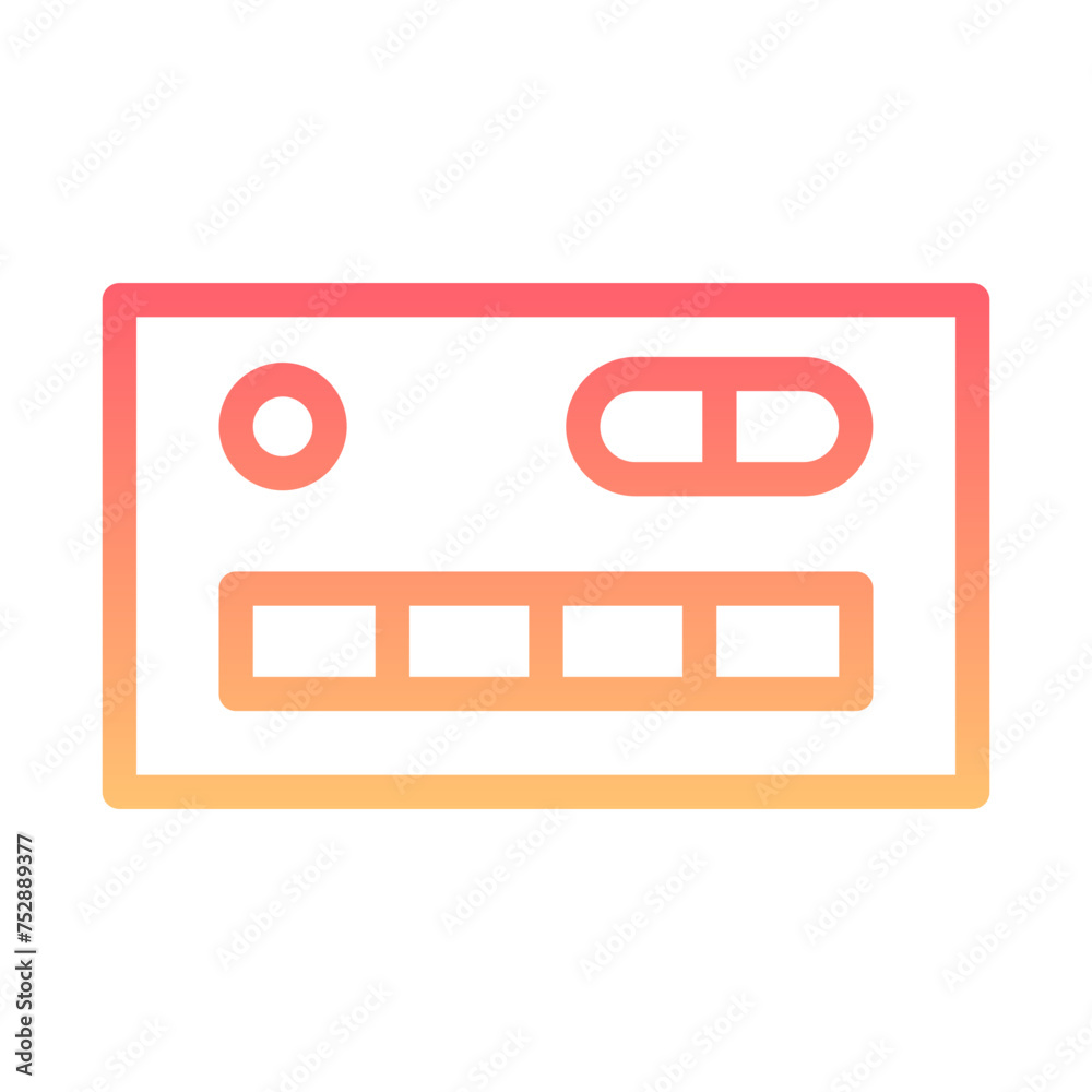 Credit Card Gradient Linear Style Credit Card Gradient Linear Style