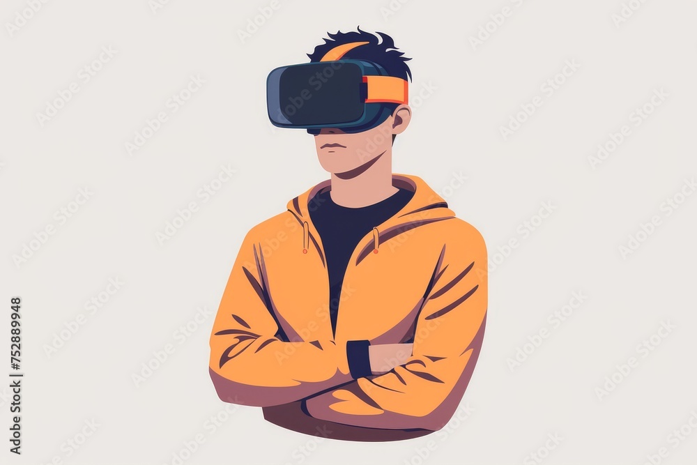 VR Fertile Mixed Virtual Reality Goggles for Virtual Reality Collaboration. Augmented reality Glasses Interaction. Future Technology Mission Statement Headset Gadget and Global Learning Wearable