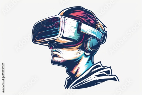 VR Headsets Mixed Virtual Reality Goggles for Visualization. Augmented reality Glasses Healthcare Service Equity Assessment. Future Technology Organic growth Headset Gadget and Visionary Wearable