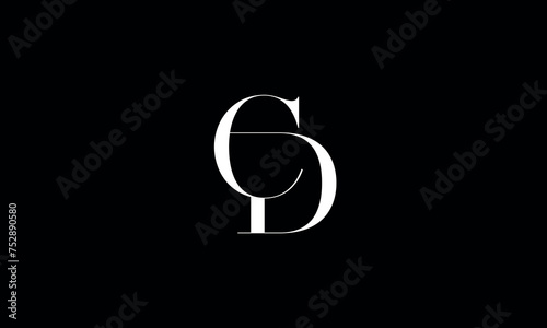 CD, DC, C, D, Abstract Letters Logo Monogram