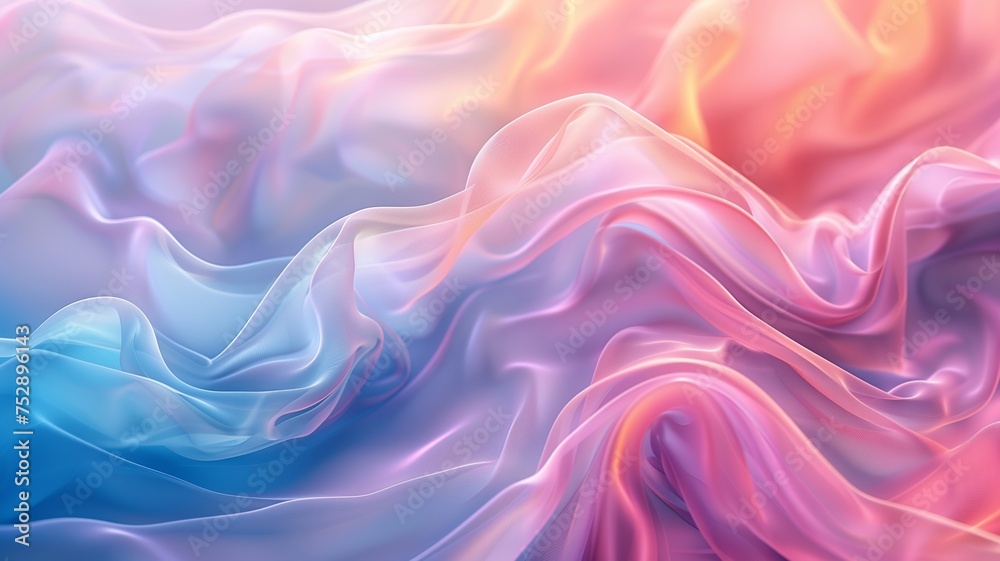 Obraz premium Harmonious background with soft smooth movements.