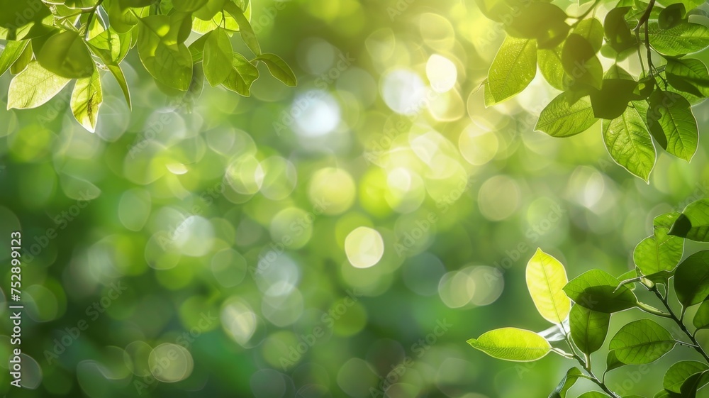 Summer green background poster with tree leaves. Free space for text. Summer green background poster with tree leaves. Free space for text.