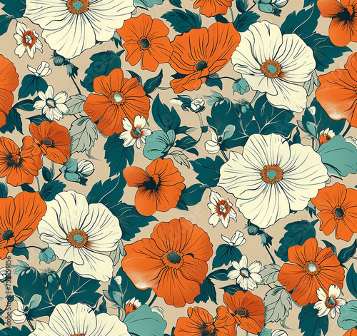 seamless floral background