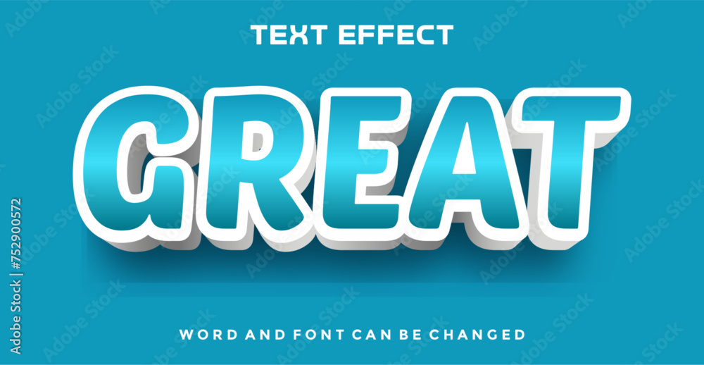 Great editable text effect Great editable text effect