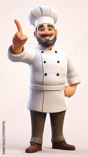Charming Culinary, Proficient 3D Chef Characters Promote Beautiful Workshops