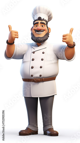 Our 3D Character Chef for Culinary Adventures, Promoting Flavorful Workshops