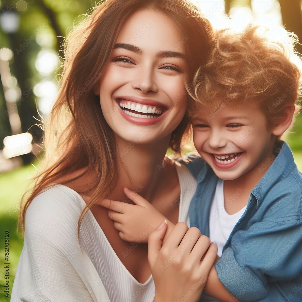 Fototapeta premium Mother and child