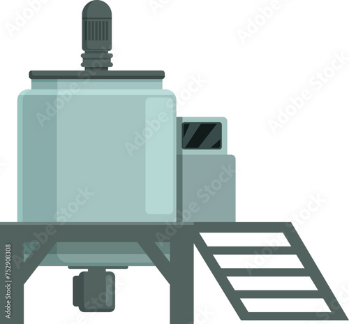Soap production factory icon cartoon vector. Nature spa product. Skincare quality