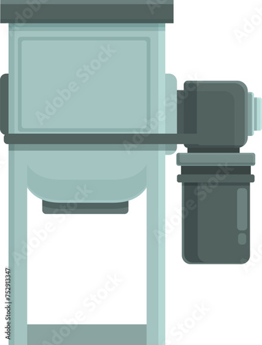 Nature spa soap production icon cartoon vector. Factory equipment. Network package