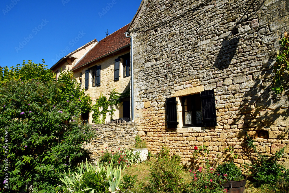 Fanlac; France - october 7 2023 : picturesque old village