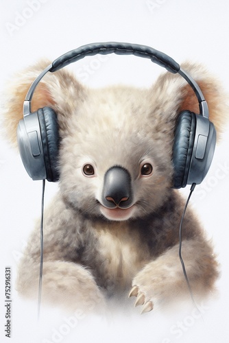 Koala as a therapist listening intently