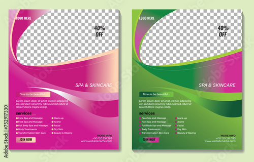 Sps & Skaincare Flyer Template