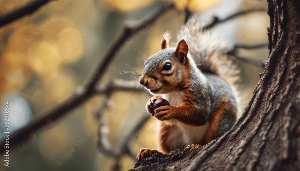 view of an agile squirrel scurrying up a tree in search of acorns image background view of an agile squirrel scurrying up a tree in search of acorns image background