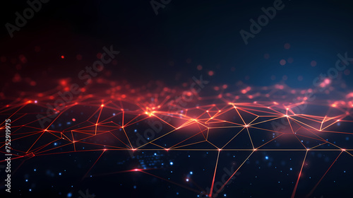 Abstract technology digital lines electronic network data innovation concept background