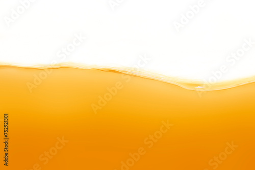 The surface of the orange water ripples looks like beer.	