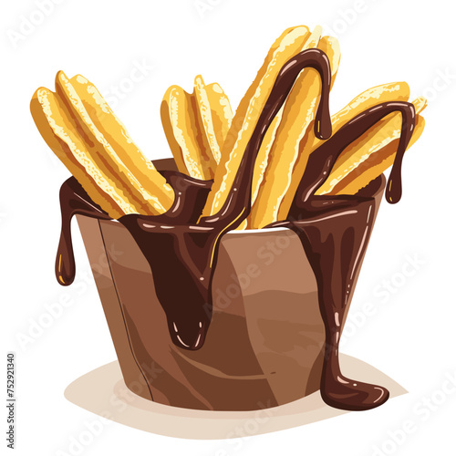Churros Delight with Chocolate Dip
