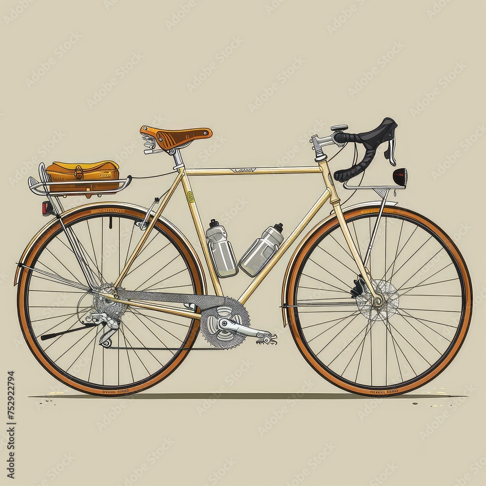 Bicycle Vector Illustration - High-Quality Full Resolution