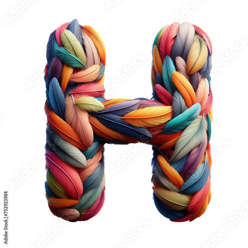 Wallpaper Mural Isolated 3D Letter on a Clear PNG Canvas Generative AI Torontodigital.ca