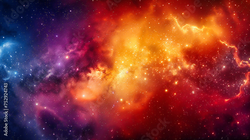 Galactic Wonders  A Nebulas Dance in the Starry Night  The Infinite Beauty of Outer Space Unveiled