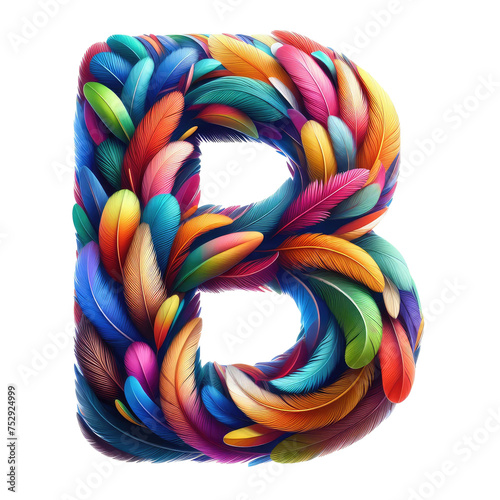 Wallpaper Mural Isolated 3D Letter on a Clear PNG Canvas Generative AI Torontodigital.ca