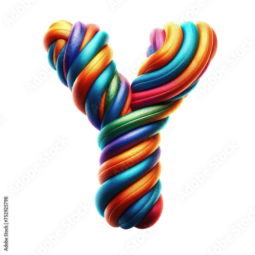 Wallpaper Mural Isolated 3D Letter on a Clear PNG Canvas Generative AI Torontodigital.ca