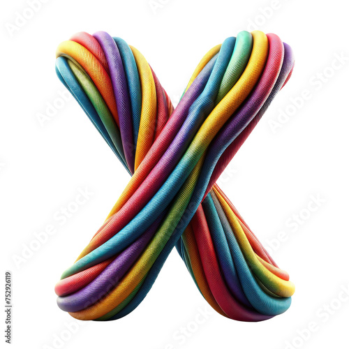 Wallpaper Mural Isolated 3D Letter on a Clear PNG Canvas Generative AI Torontodigital.ca