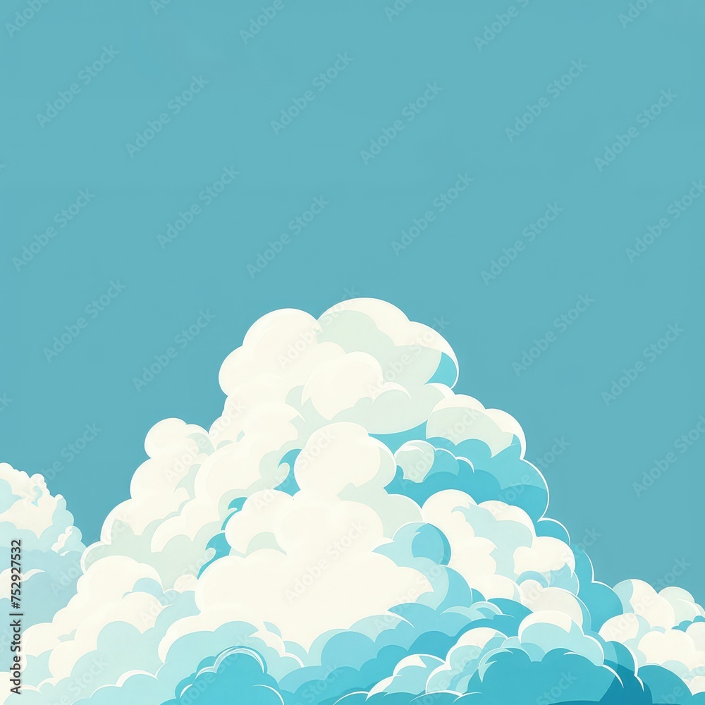 Cloud Vector Illustration - High Quality 8K