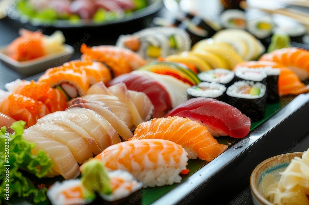 Artful Japanese Sushi Platter Artful Japanese Sushi Platter