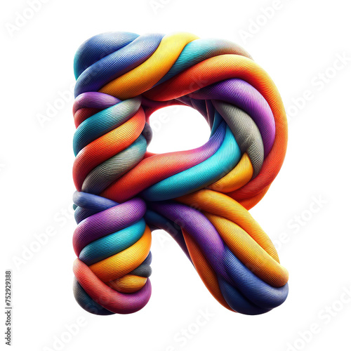Wallpaper Mural Isolated 3D Letter on a Clear PNG Canvas Generative AI Torontodigital.ca