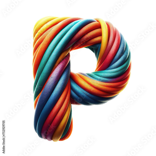 Wallpaper Mural Isolated 3D Letter on a Clear PNG Canvas Generative AI Torontodigital.ca