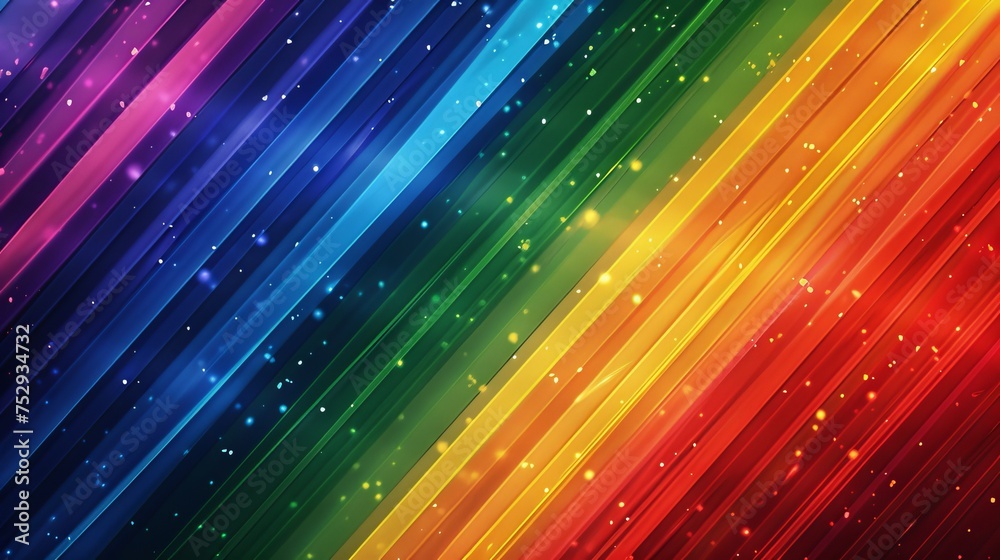 Sparkling stars on vibrant rainbow stripes for festive background. Joyful rainbow colors with starry sparkle effect. Lively and bright rainbow stripes adorned with twinkling stars. Sparkling stars on vibrant rainbow stripes for festive background. Joyful rainbow colors with starry sparkle effect. Lively and bright rainbow stripes adorned with twinkling stars.