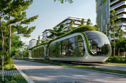 Futuristic Clean Energy Transport