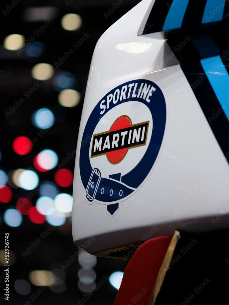 Geneva Intermational Motor Show Switzerland March 3th 2024 Closeup