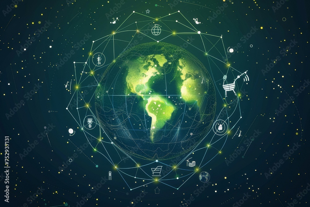 Earth Embraced by Green Energy Earth Embraced by Green Energy
