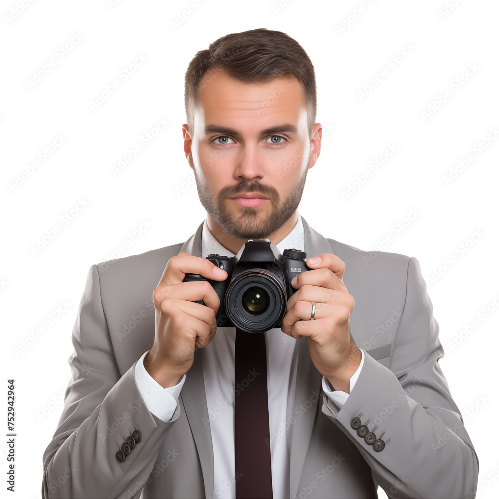 Fototapeta premium photographer with camera