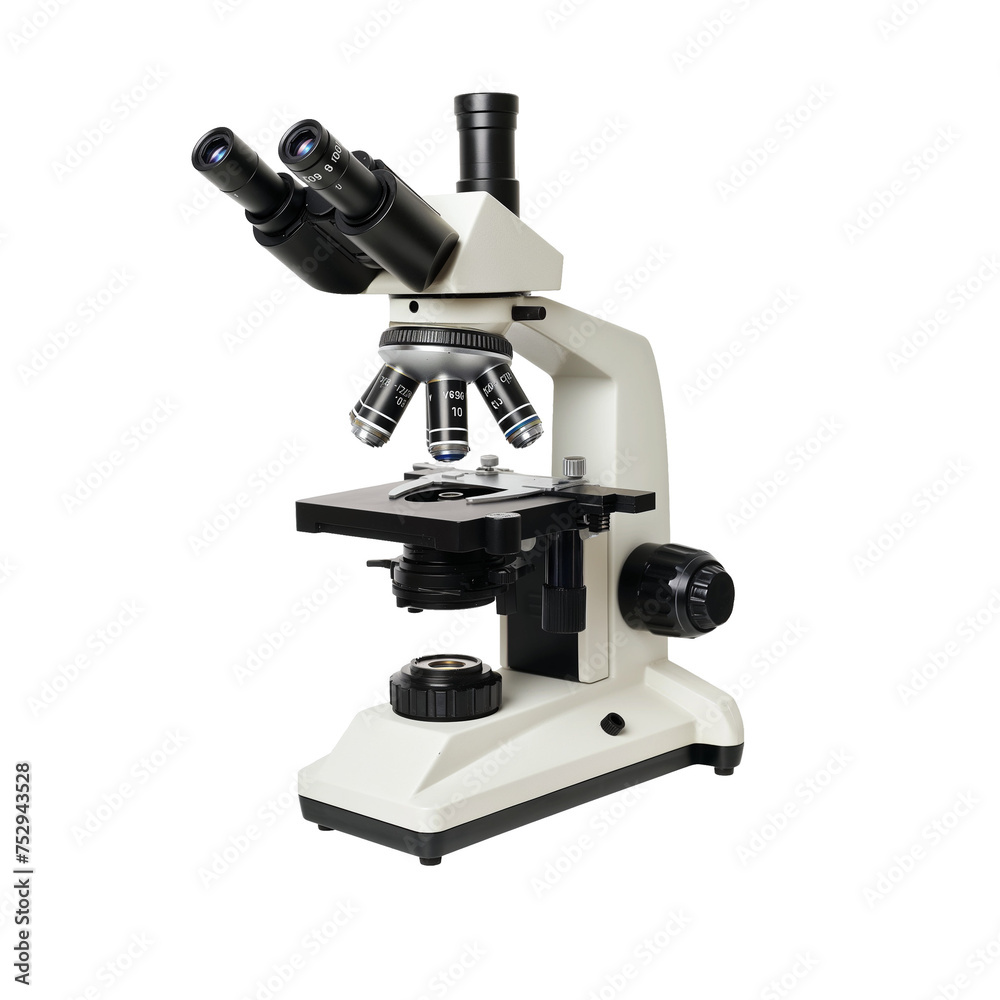 microscope isolated on white background microscope isolated on white background