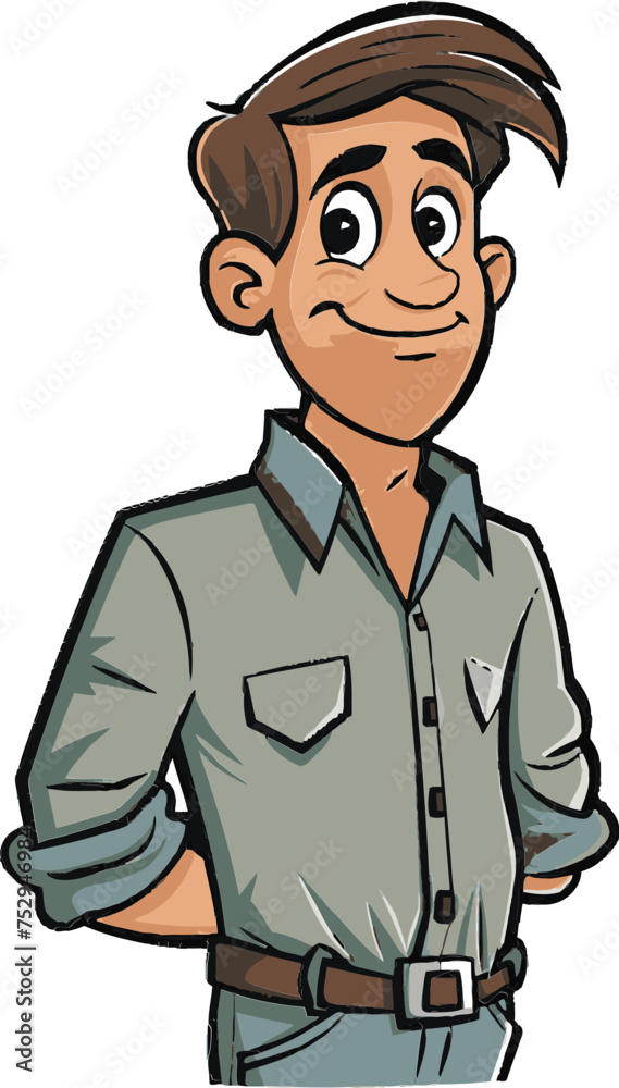 The Pensive Man Reflective Stance in Vector Form The Pensive Man Reflective Stance in Vector Form