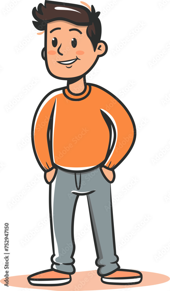 Man in Starlight Celestial Contemplation in Vector Art Man in Starlight Celestial Contemplation in Vector Art