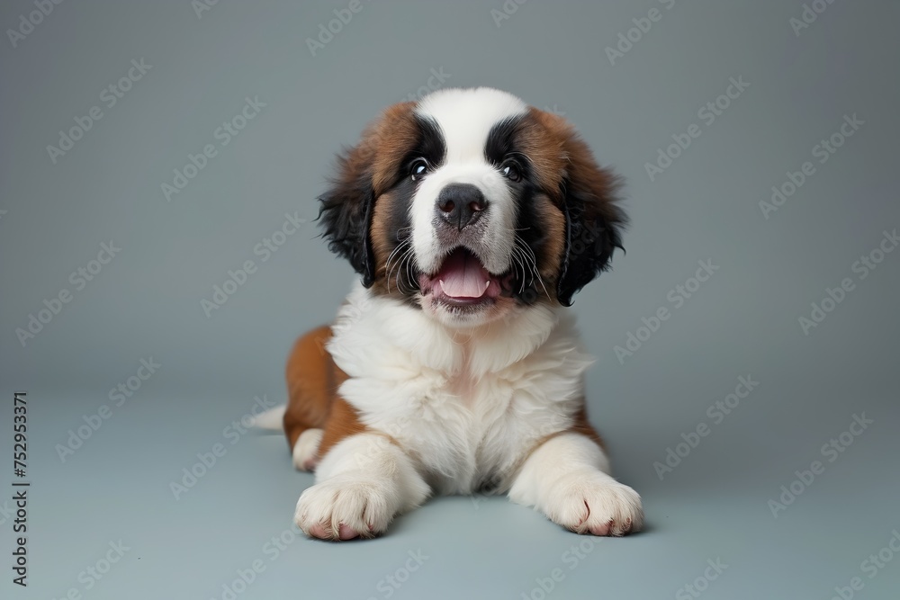 Adorable Sampson Dog in Studio Portrait