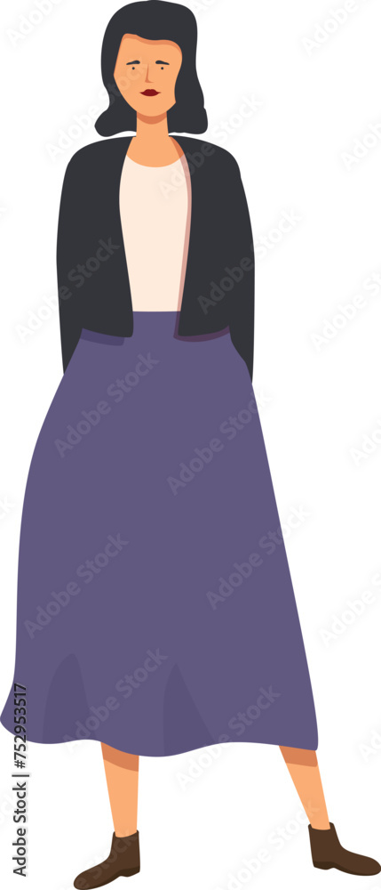 Fashion girl culture icon cartoon vector. Hipster female. Old retro culture Fashion girl culture icon cartoon vector. Hipster female. Old retro culture