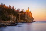 Split Rock Lighthouse at sunset