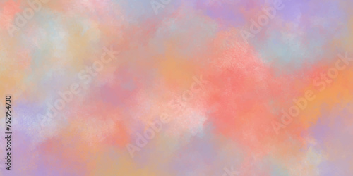 Abstract watercolor background. colorful sky with clouds. Abstract painting texture banner. Rainbow color sky background. Modern and creative wallpaper. Artistic background wallpaper design. © SUBORNA