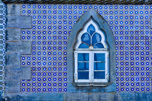 Details from medieval castle in Portugal. photo